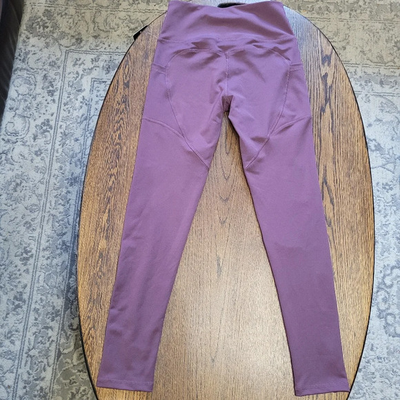 0 to 5 Brand Yoga Active Full Length Hi-Rise Purple Leggings Size Women's Small - Picture 4 of 11